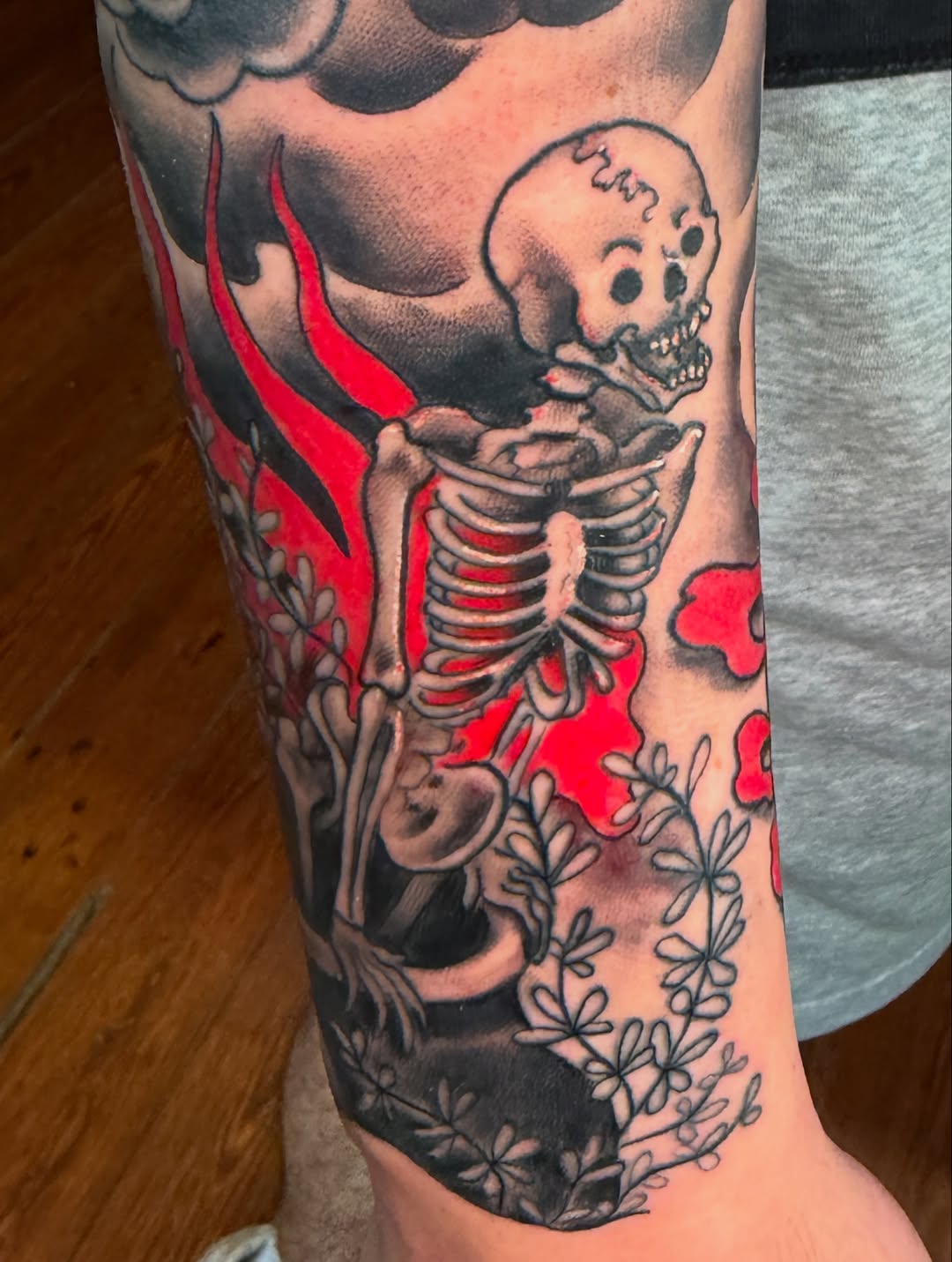 Tattoo by @derekdtattoos — american_traditional, black_and_grey