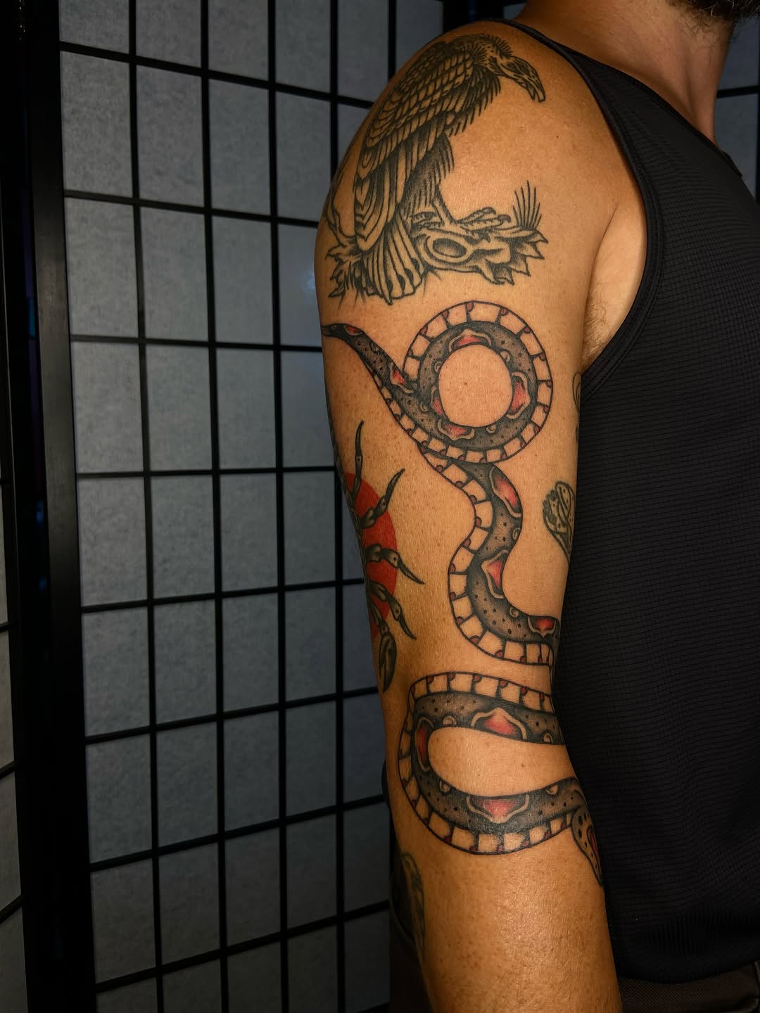 Tattoo by @ryansflashstash — american_traditional, illustrative