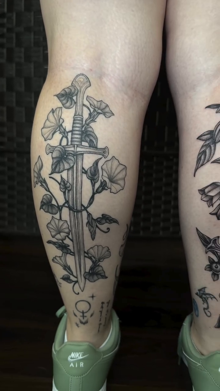 Tattoo by @daniallentattoo — fine_line, black_and_grey