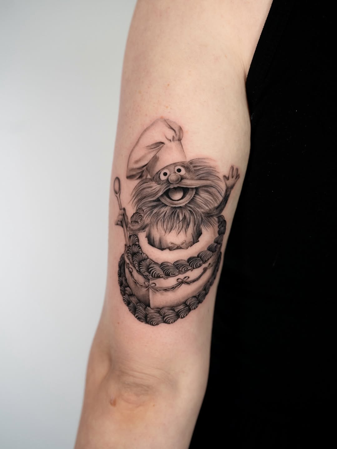 Tattoo by @dre.dayli โ realism, black_and_grey