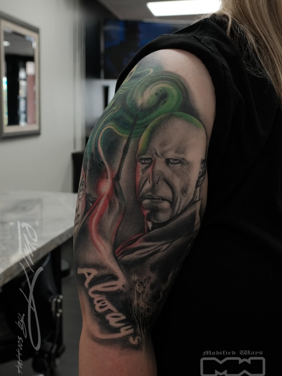 Tattoo by @tattoosbykimo โ realism, black_and_grey