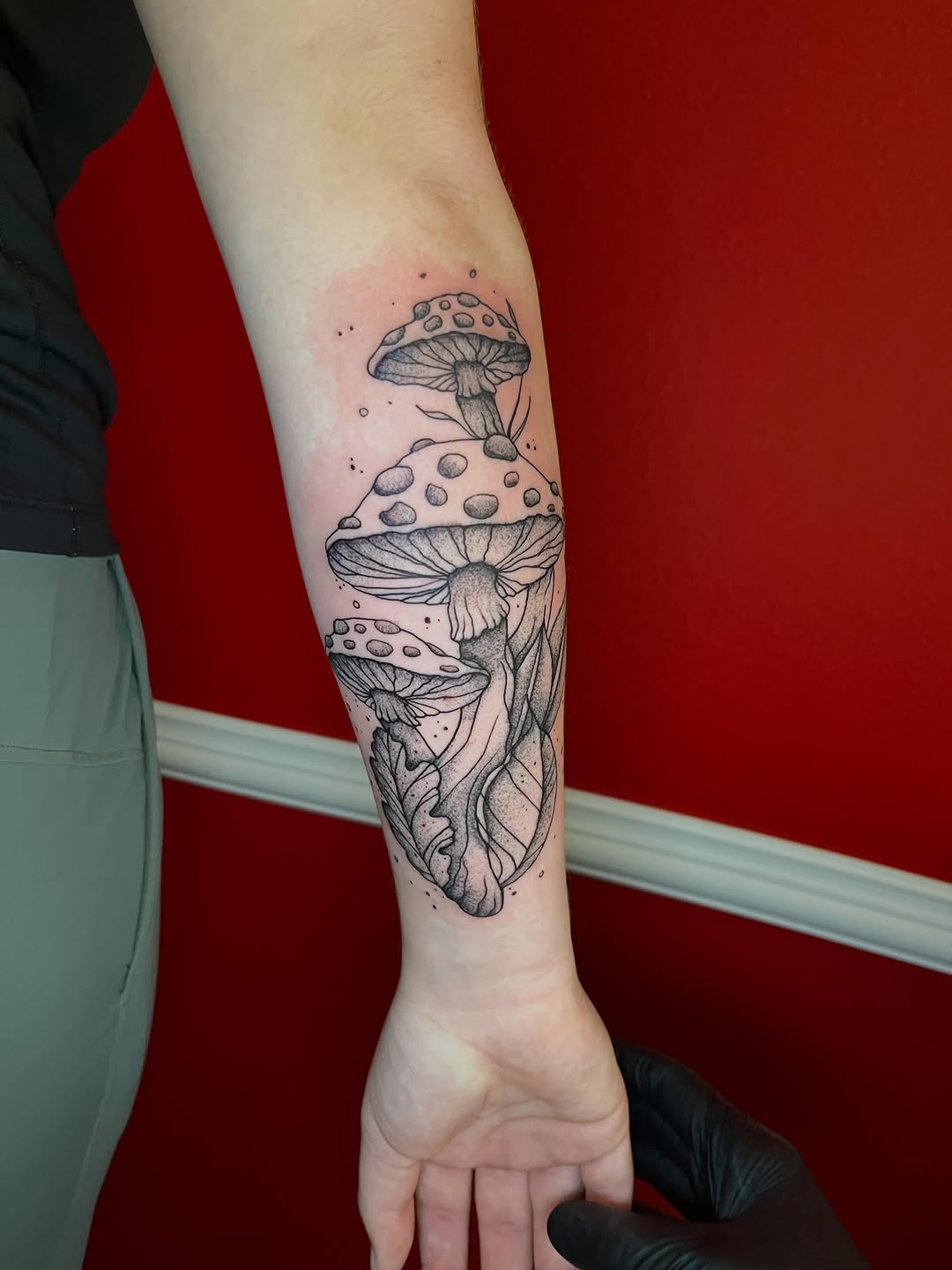 Tattoo by @saylorvaughn.ink — dotwork, black_and_grey