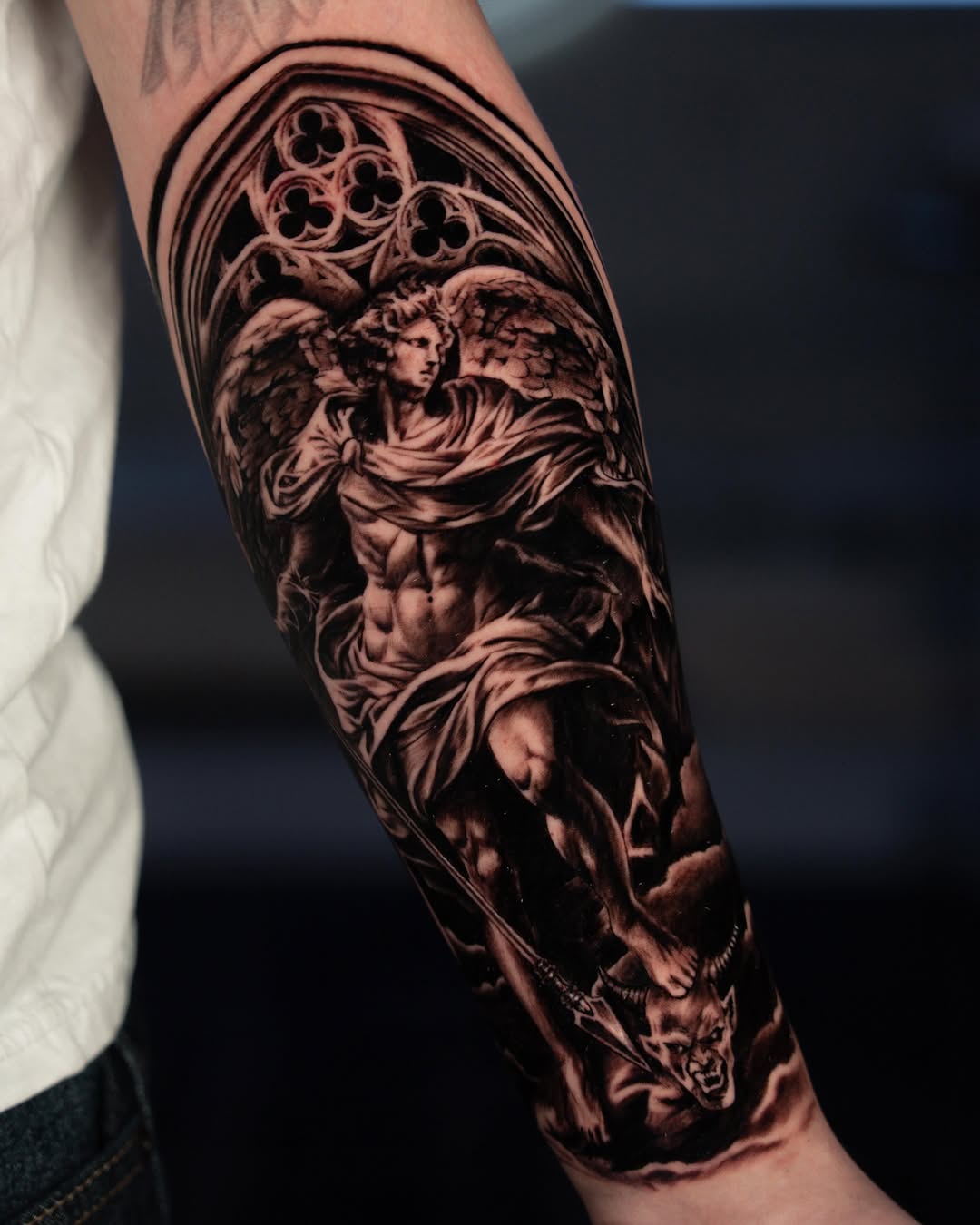 Tattoo by @keebs_sdt — realism, black_and_grey