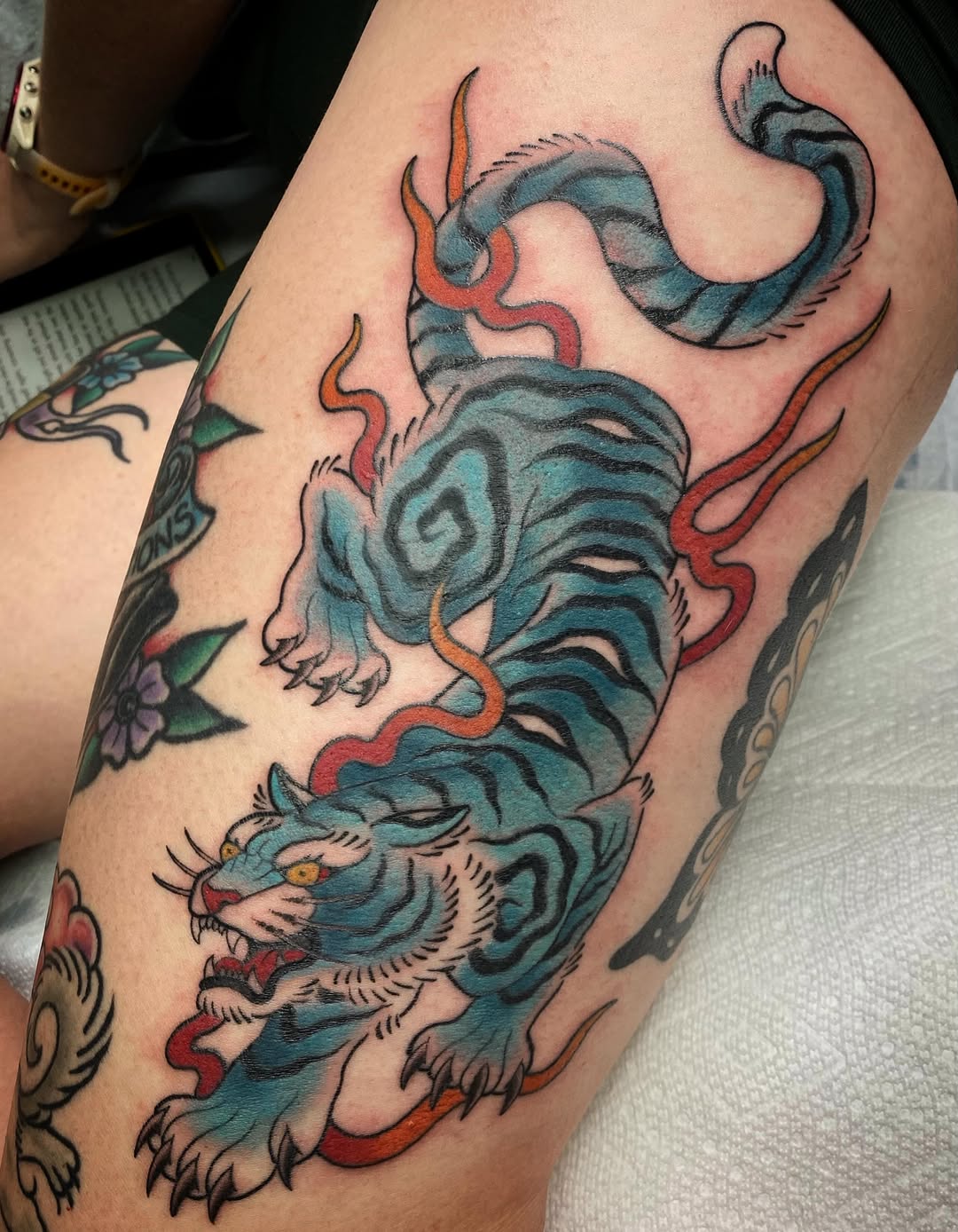 Tattoo by @babstattoos — japanese_irezumi, neo_traditional