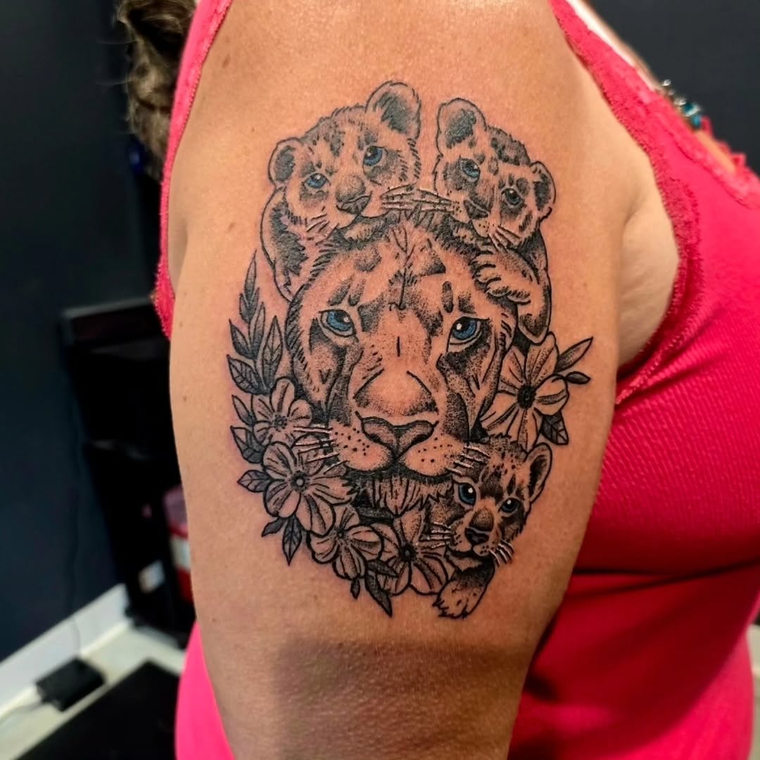 Tattoo by @klaatutattoo — realism, black_and_grey