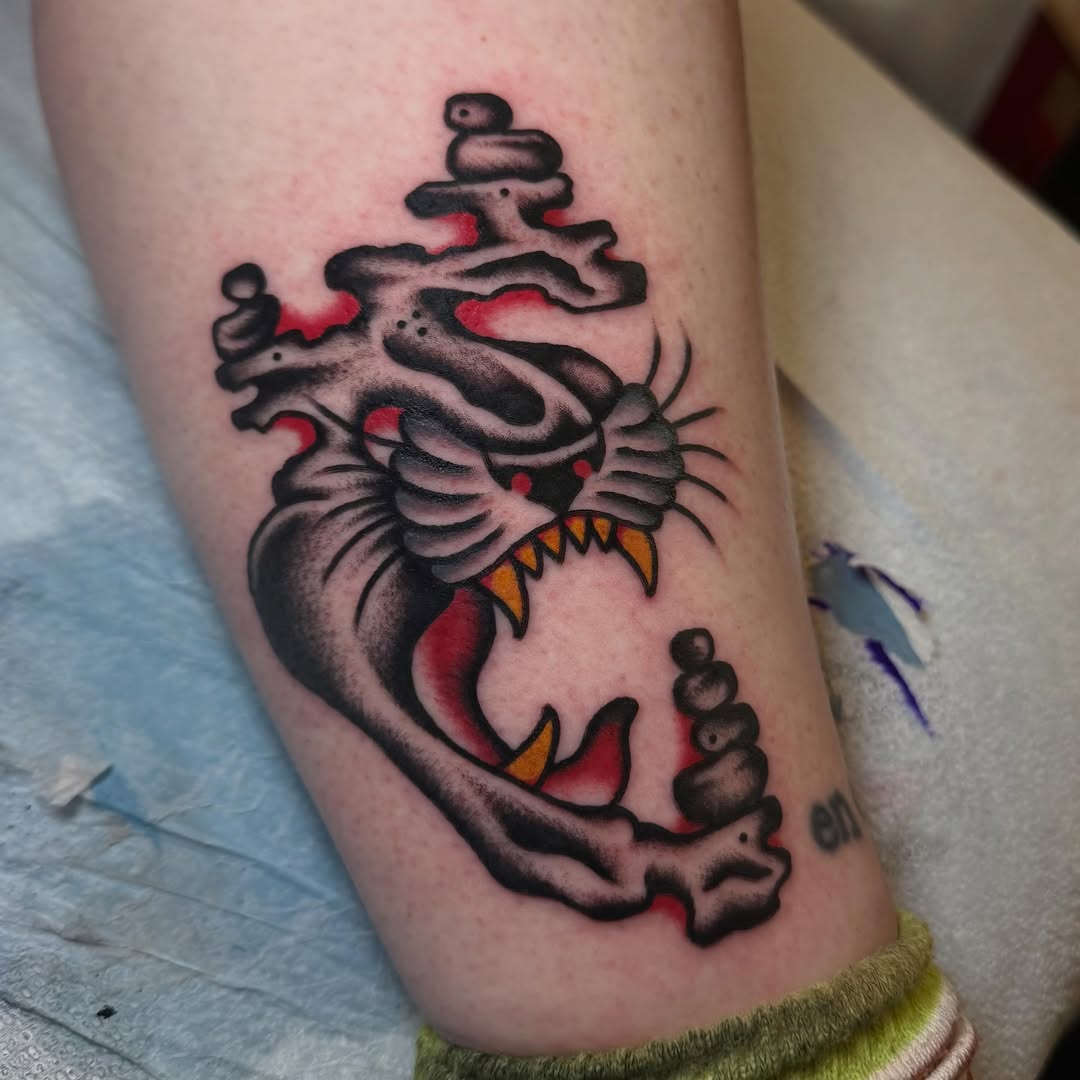 Tattoo by @louisetattooer — american_traditional, illustrative