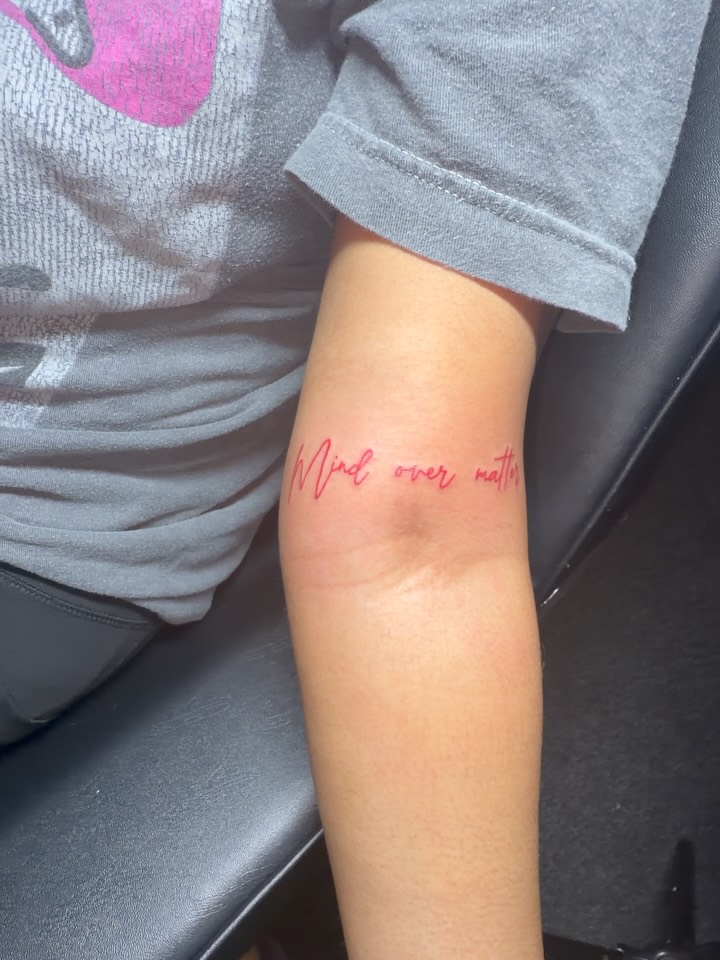 Tattoo by @lextattedme2 — lettering_script, fine_line