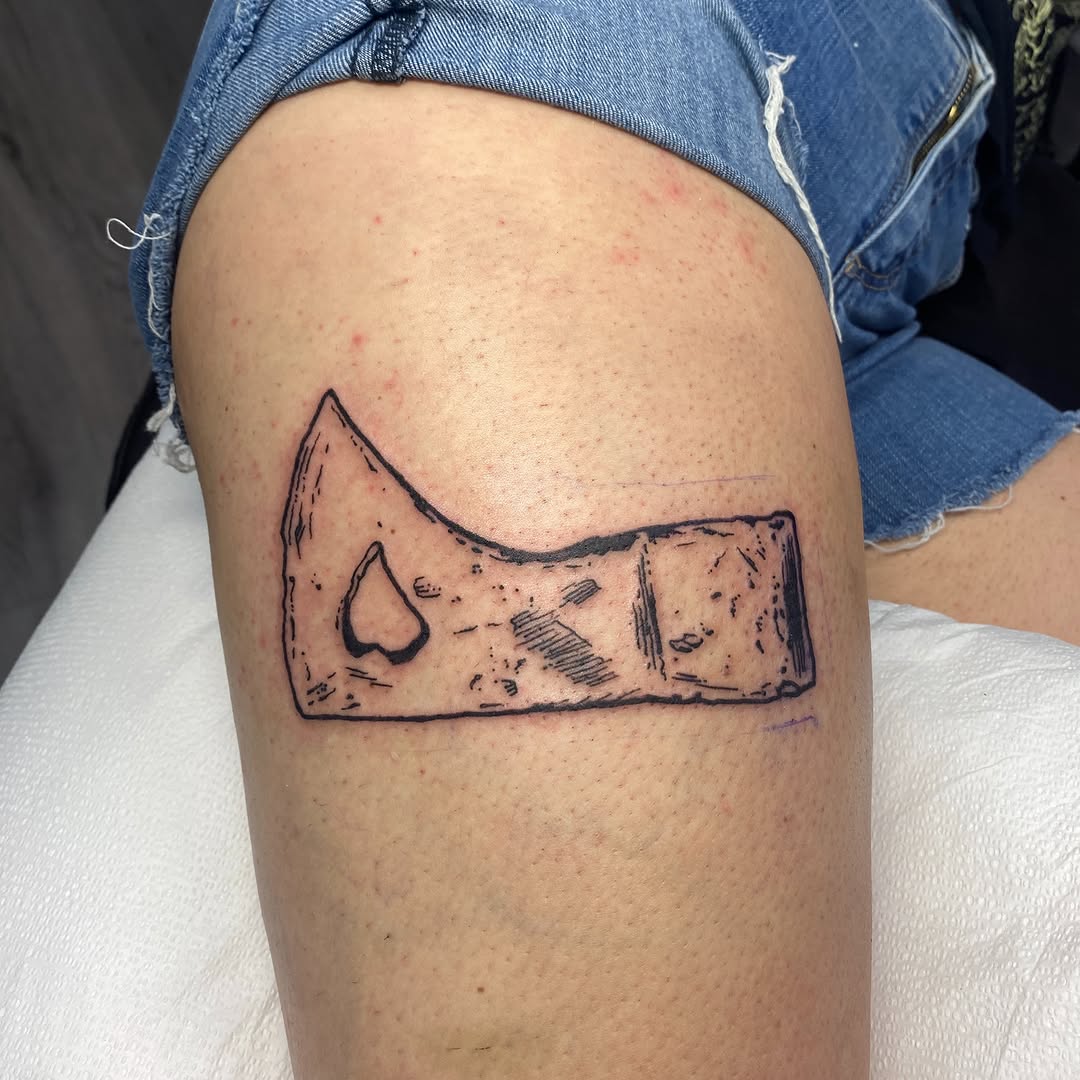 Tattoo by @mikegor โ blackwork