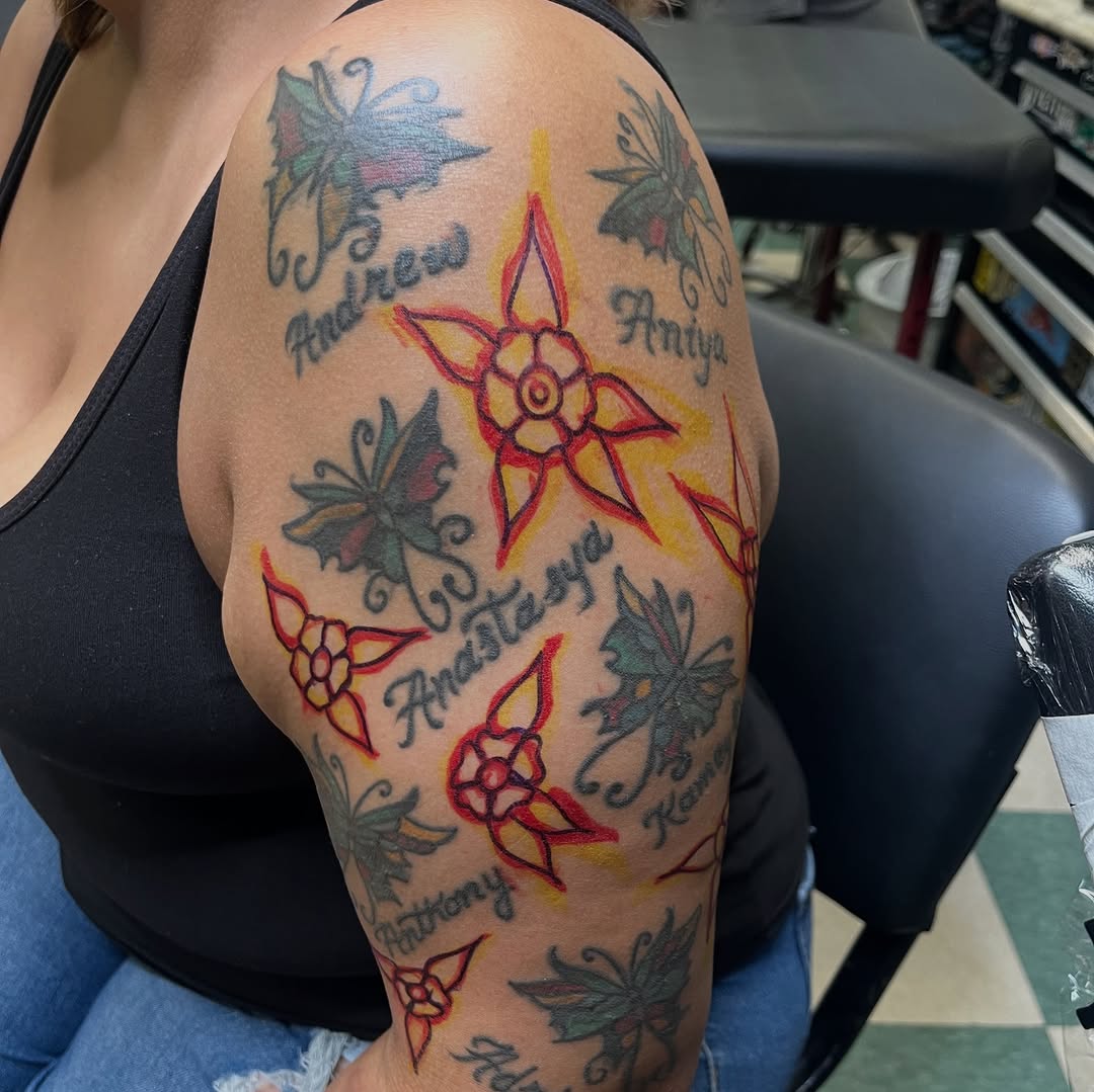 Tattoo by @jeffrileytattoo — american_traditional, lettering_script