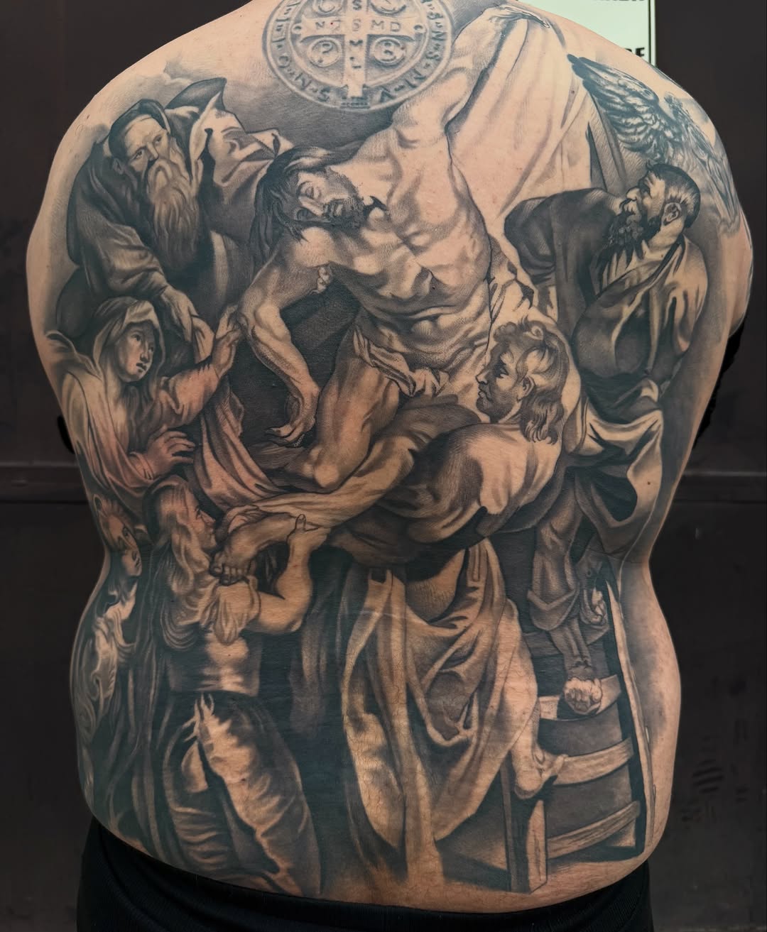 Tattoo by @gionastarace_tattoo โ realism, black_and_grey