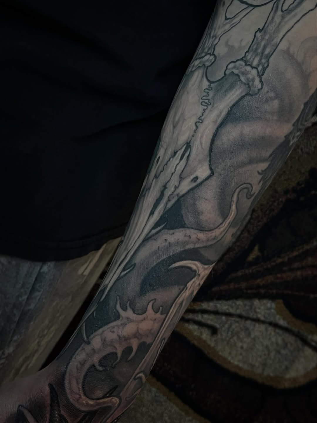 Tattoo by @evanmakesart — realism, black_and_grey