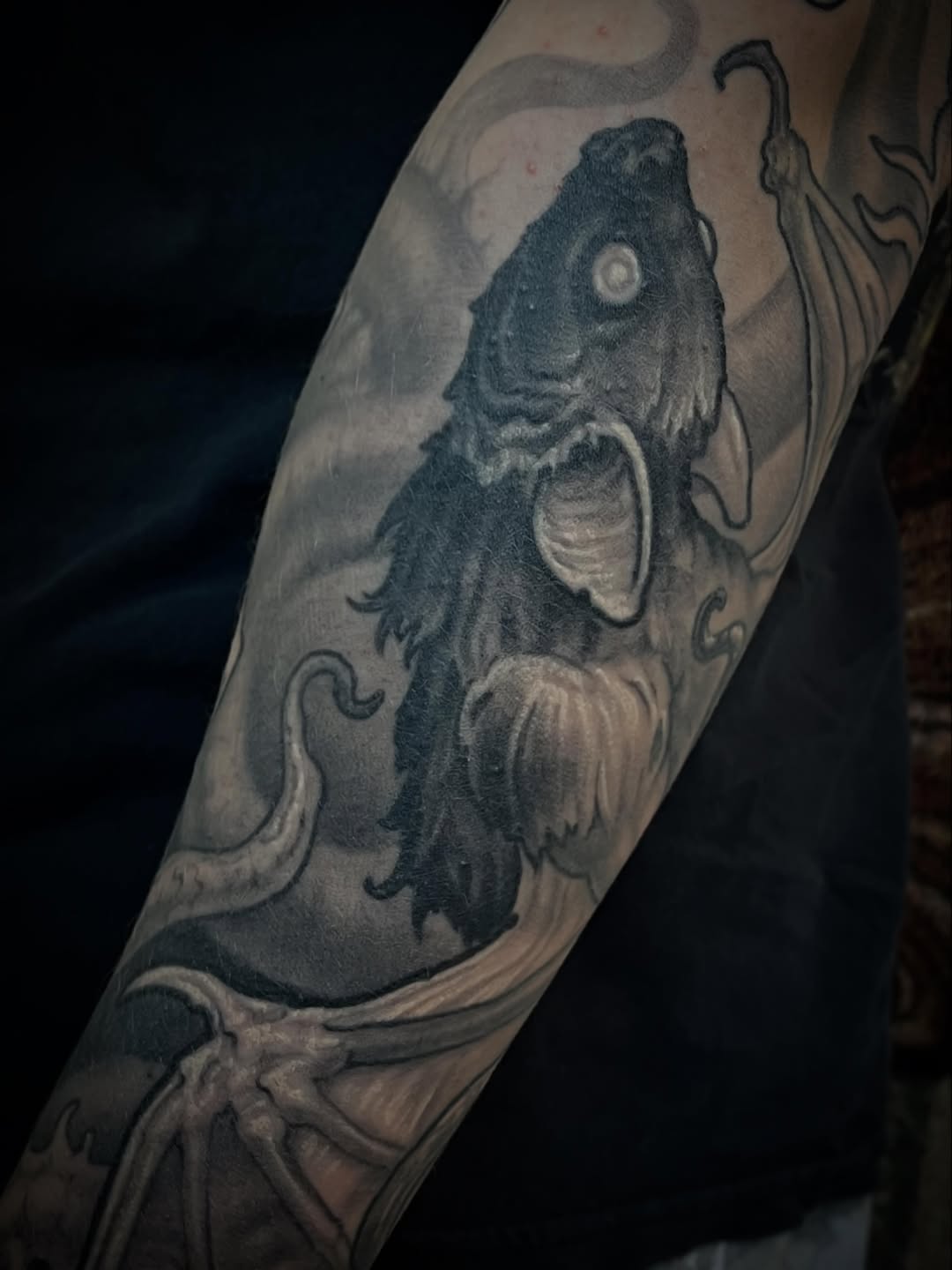 Tattoo by @evanmakesart — black_and_grey, realism