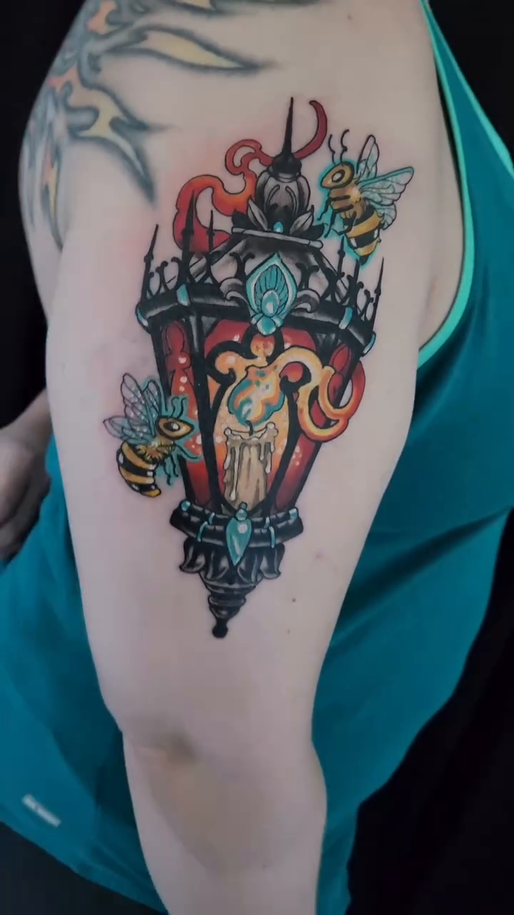 Tattoo by @catharticxchaostattoo โ illustrative, neo_traditional
