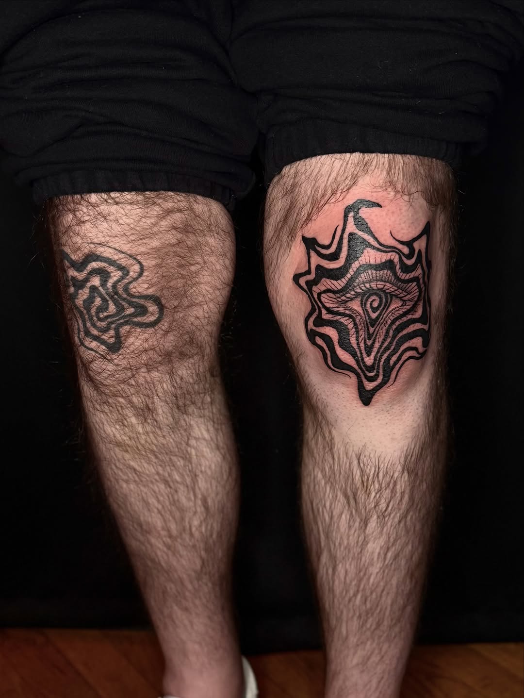 Tattoo by @tattylongleg — blackwork
