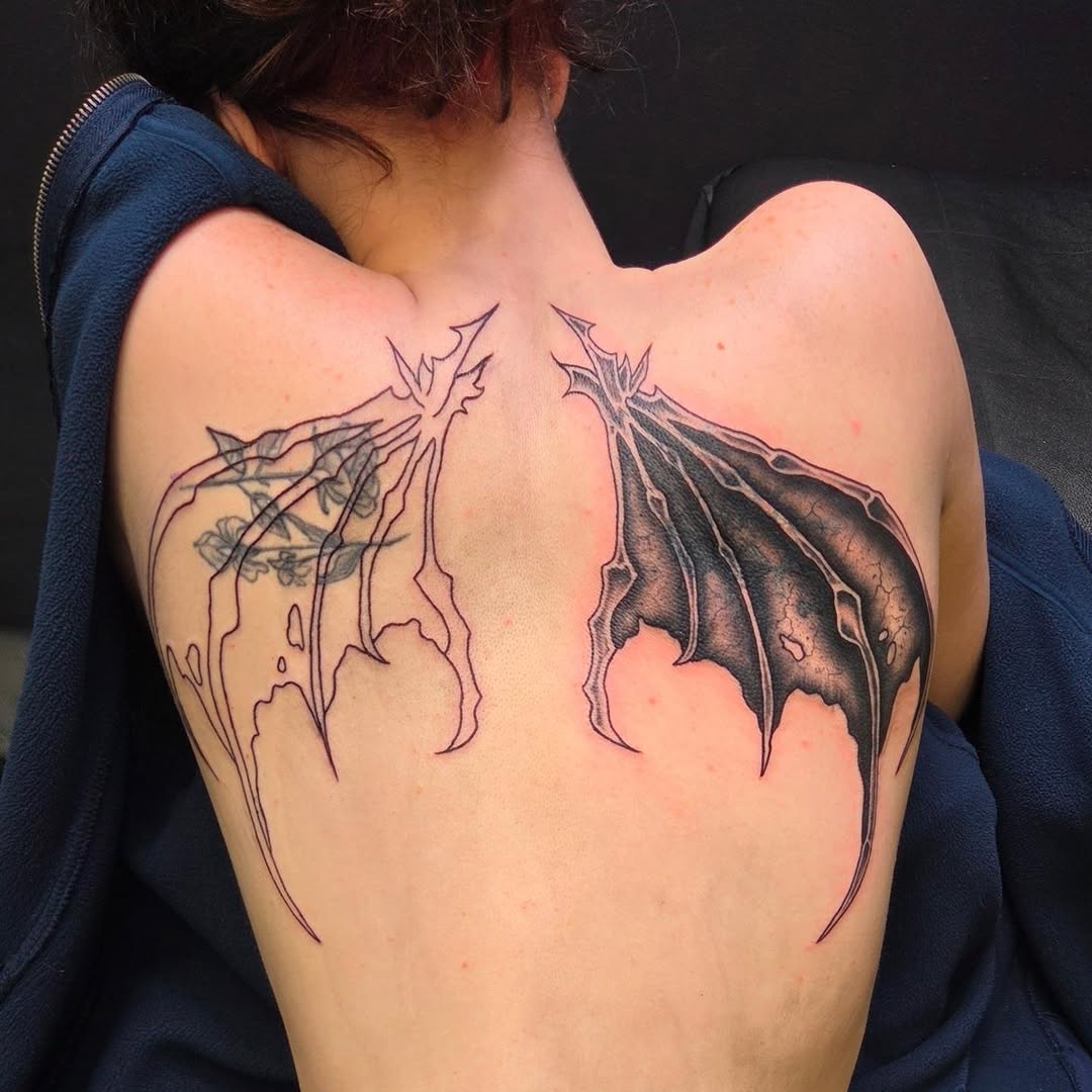 Tattoo by @mayantattoos — black_and_grey