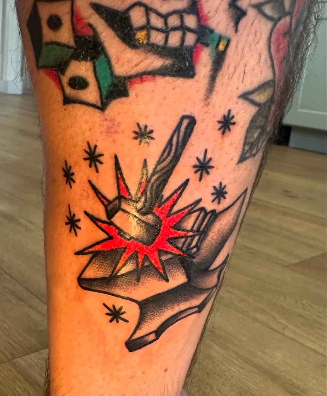 Tattoo by @art_by_woods — american_traditional, illustrative