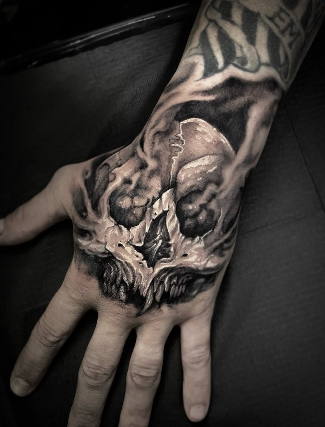Tattoo by @xiva_tattoo — black_and_grey, realism