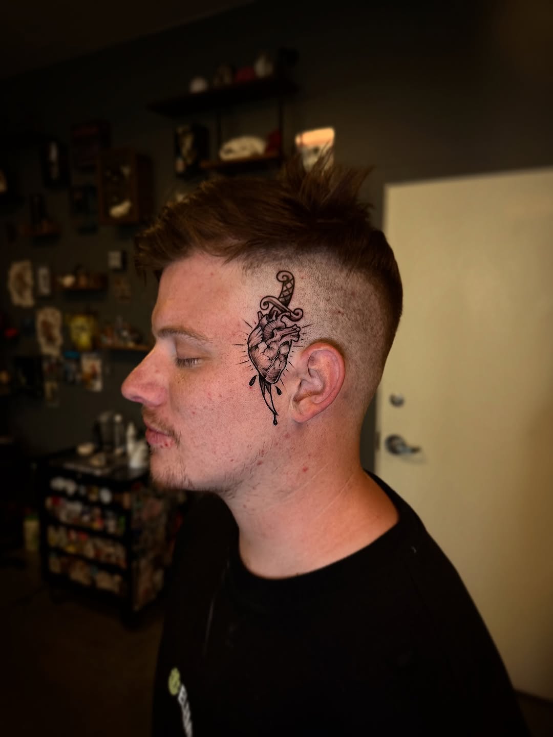 Tattoo by @desolate_tattoos — illustrative, black_and_grey