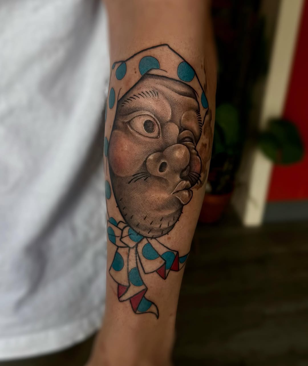Tattoo by @peach.boa — black_and_grey, realism