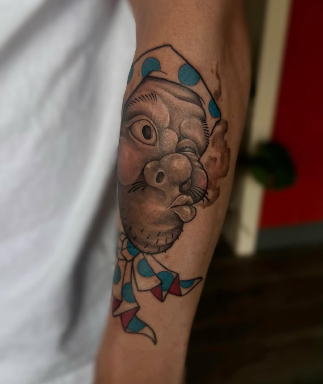 Tattoo by @peach.boa — realism, black_and_grey
