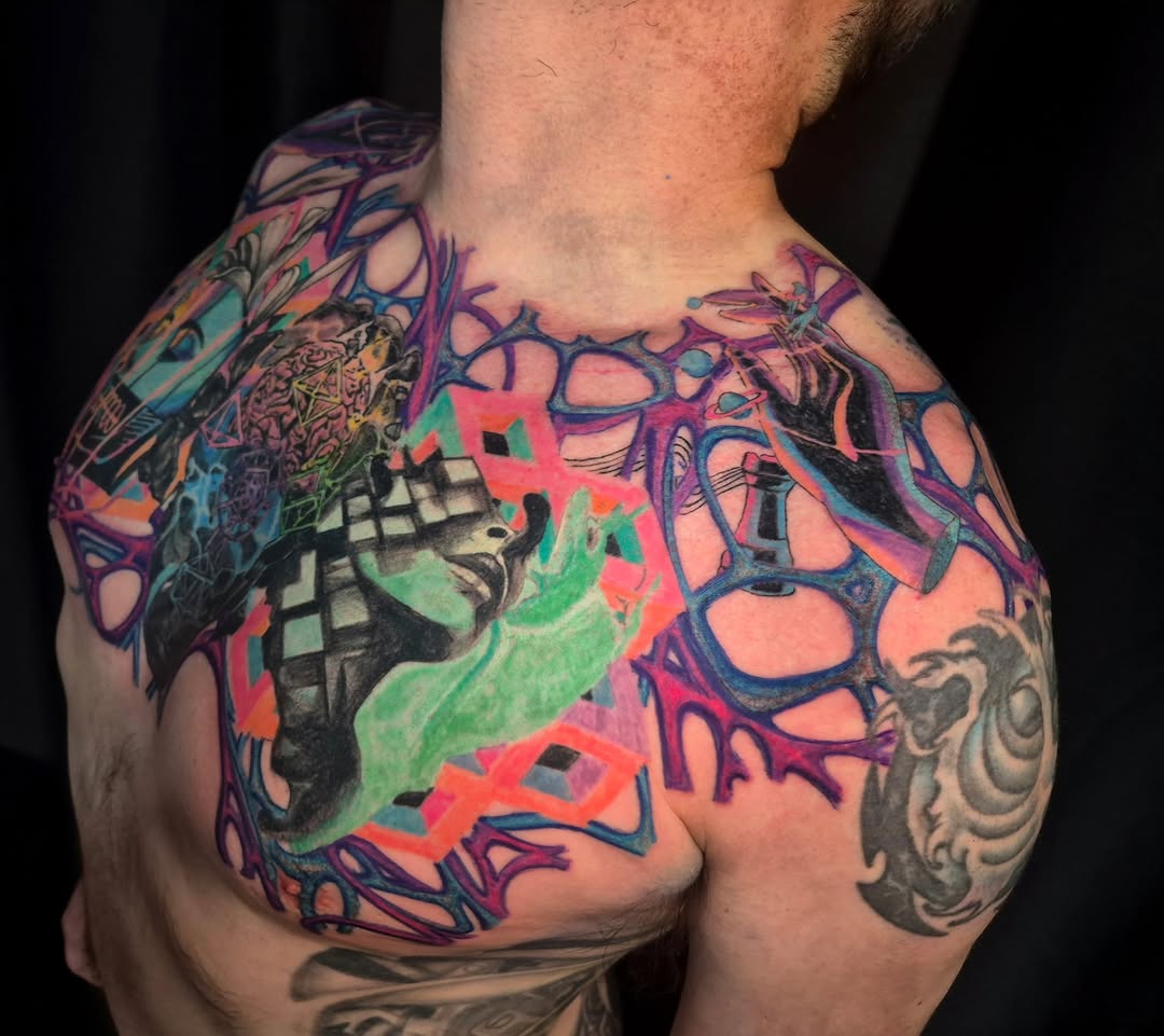 Tattoo by @jinx_ryder — trash_polka, new_school