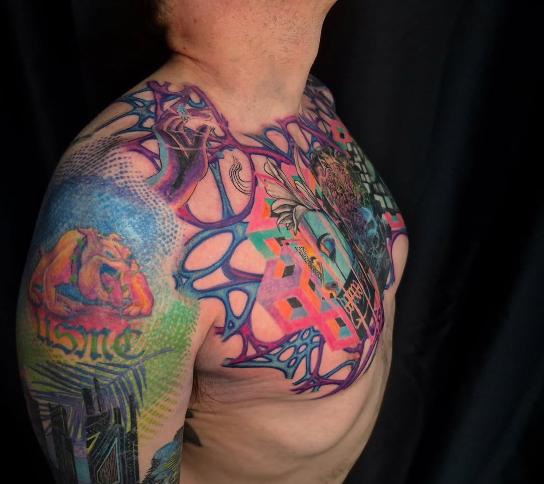 Tattoo by @jinx_ryder — trash_polka, new_school