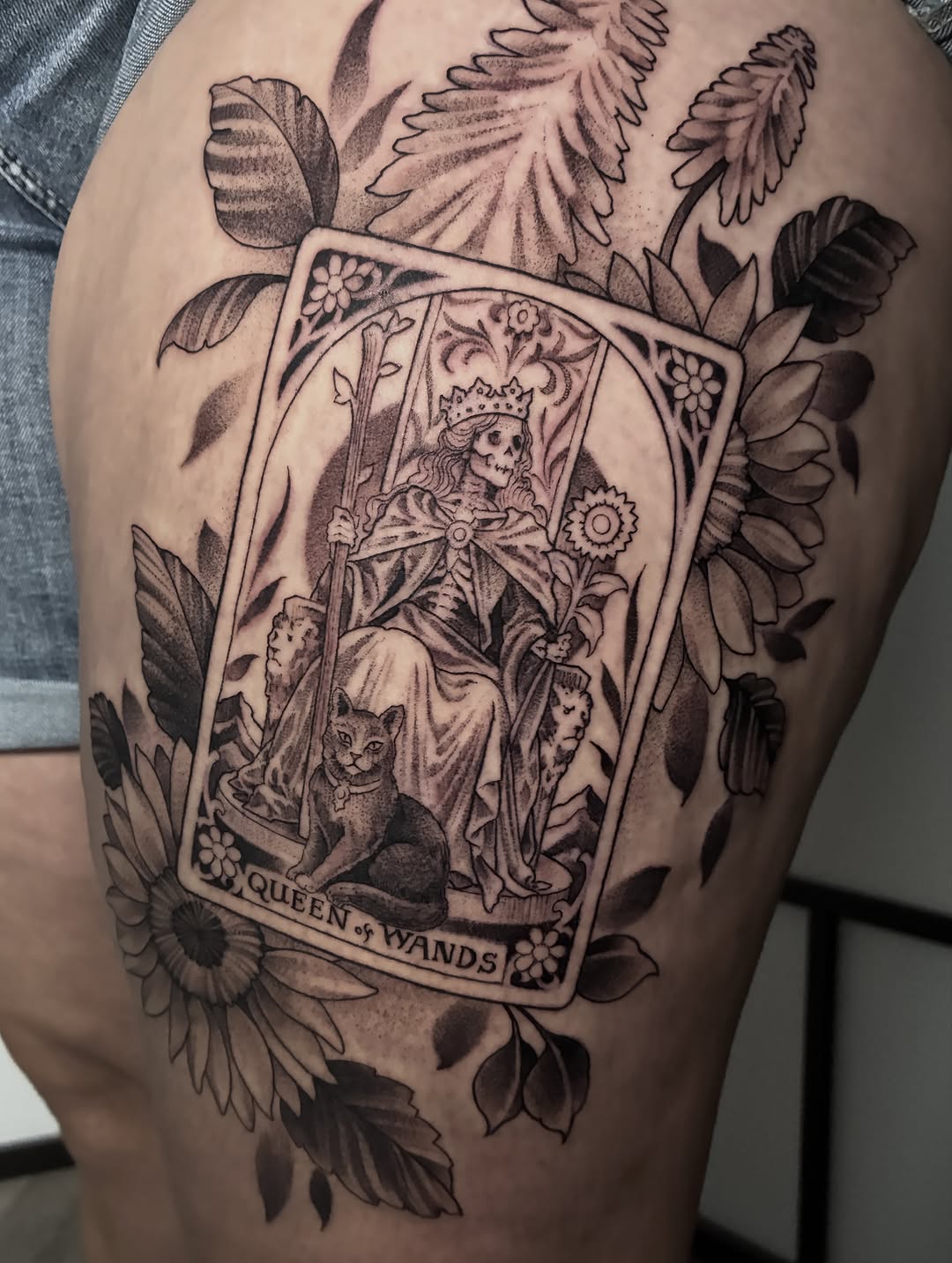 Tattoo by @cameron.morris.tattoo — black_and_grey, chicano