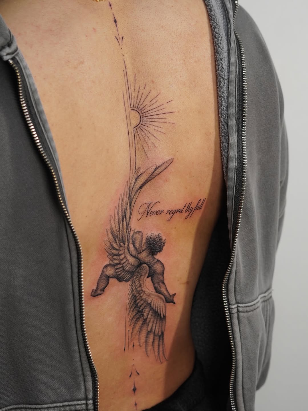 Tattoo by @danaeoxotattoos โ fine_line, illustrative