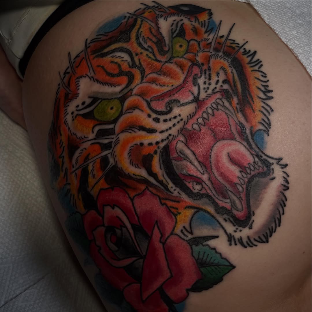 Tattoo by @chrissyungrew — american_traditional, neo_traditional