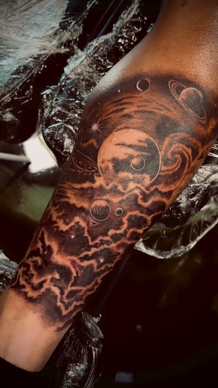Tattoo by @ether_inc — illustrative, black_and_grey