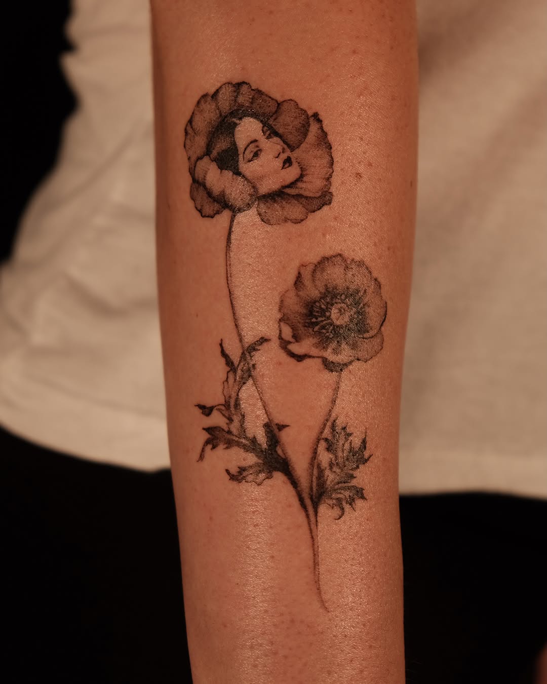 Tattoo by @slowhandstattoo — black_and_grey