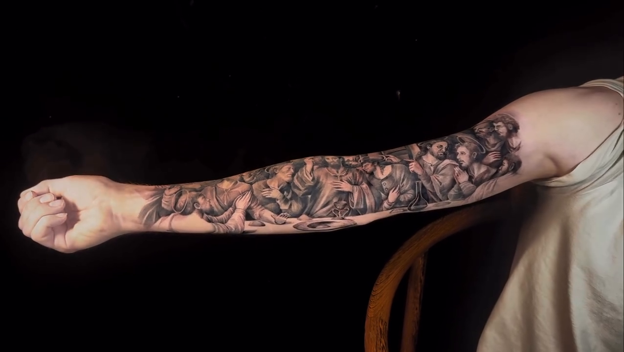 Tattoo by @assassintattooalice — realism, black_and_grey