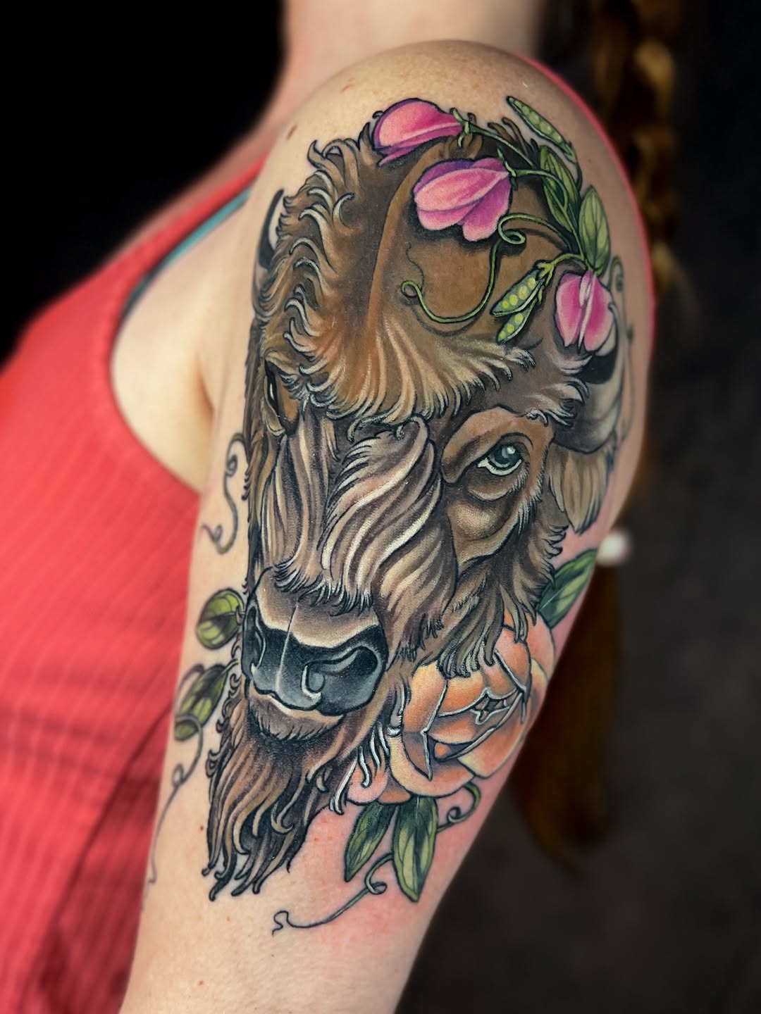 Tattoo by @xandria.tattoos — realism, neo_traditional