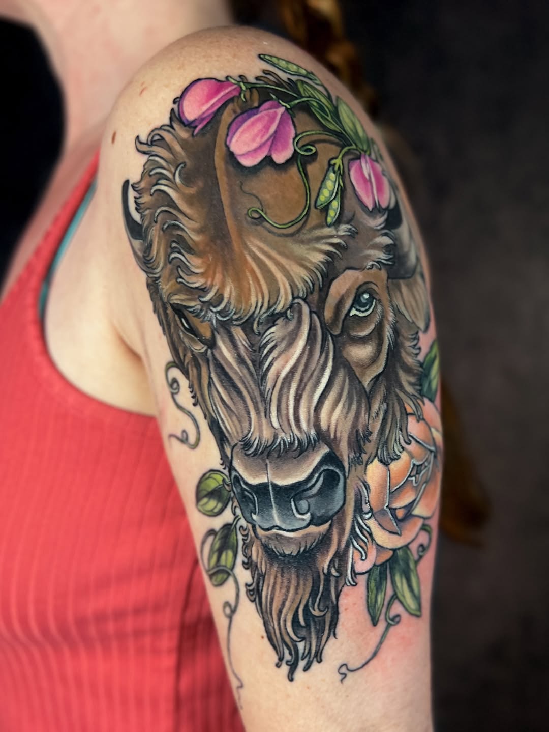 Tattoo by @xandria.tattoos — realism, neo_traditional