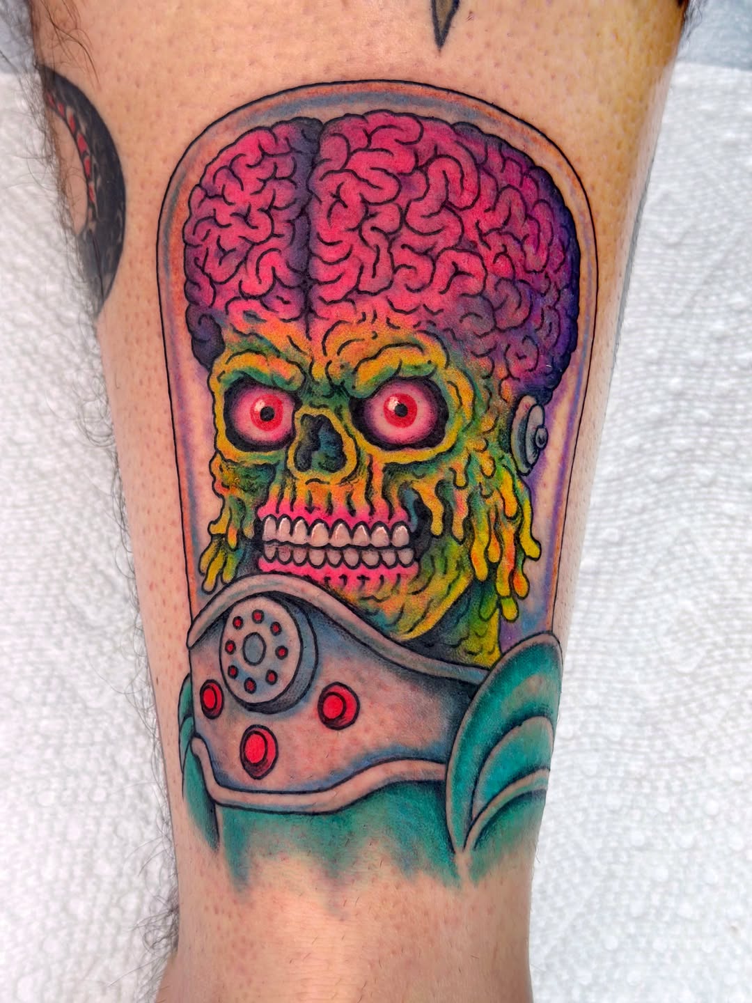 Tattoo by @randyconnertattoo — new_school, realism
