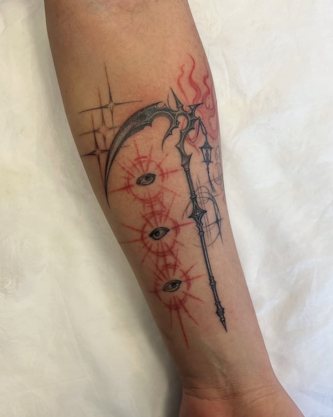 Tattoo by @z._.b_ink — illustrative, black_and_grey
