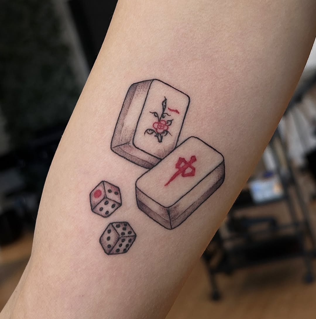 Tattoo by @oolong.ink — fine_line, black_and_grey