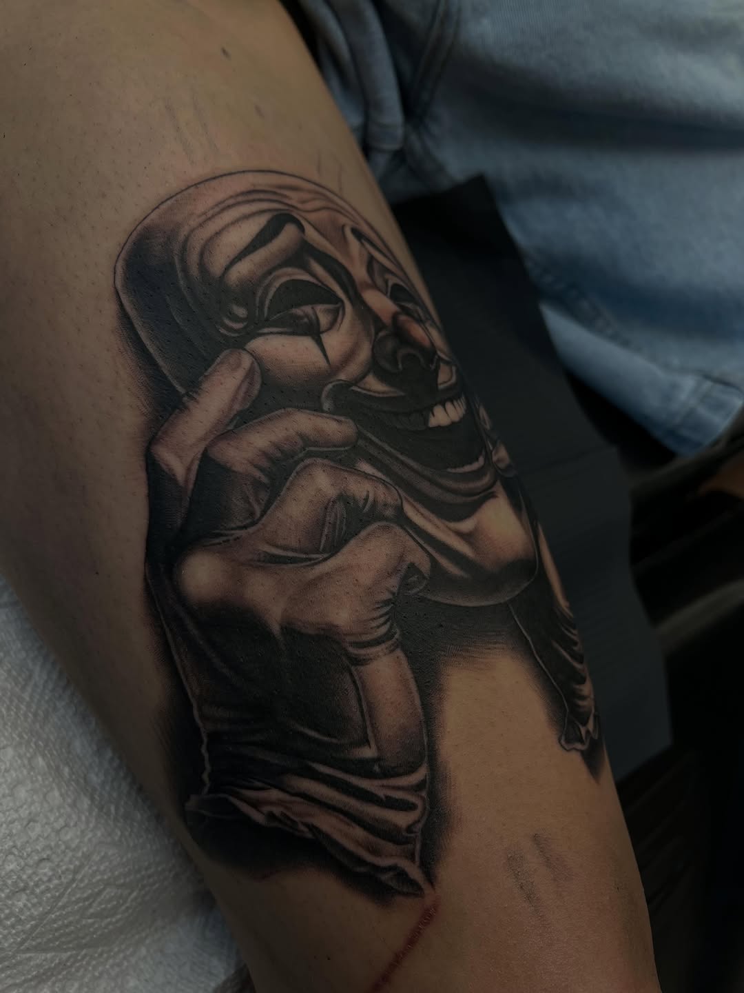 Tattoo by @donhugotattoo โ realism, dark_realism