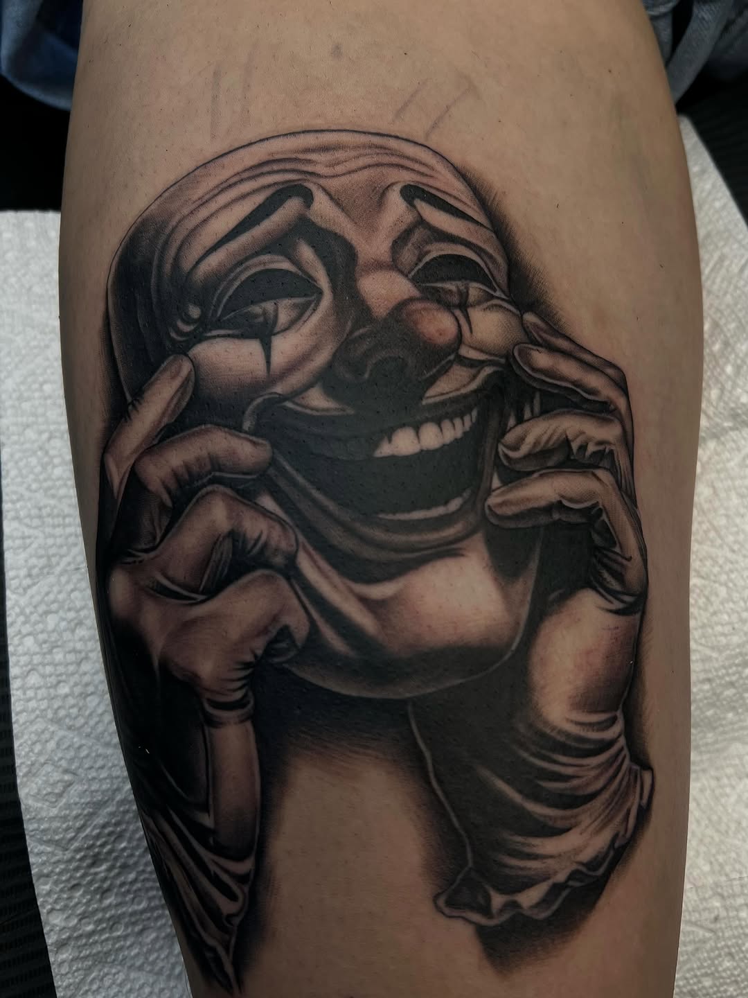 Tattoo by @donhugotattoo โ realism, dark_realism