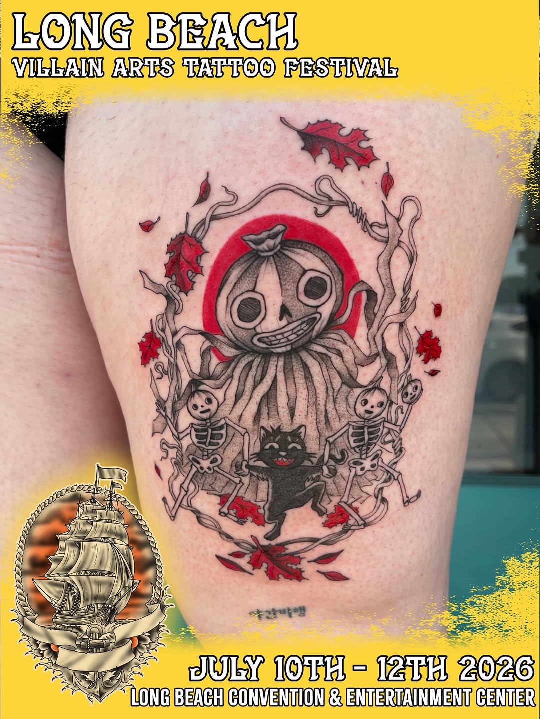 Tattoo by @pineneedlestattoo — illustrative, black_and_grey