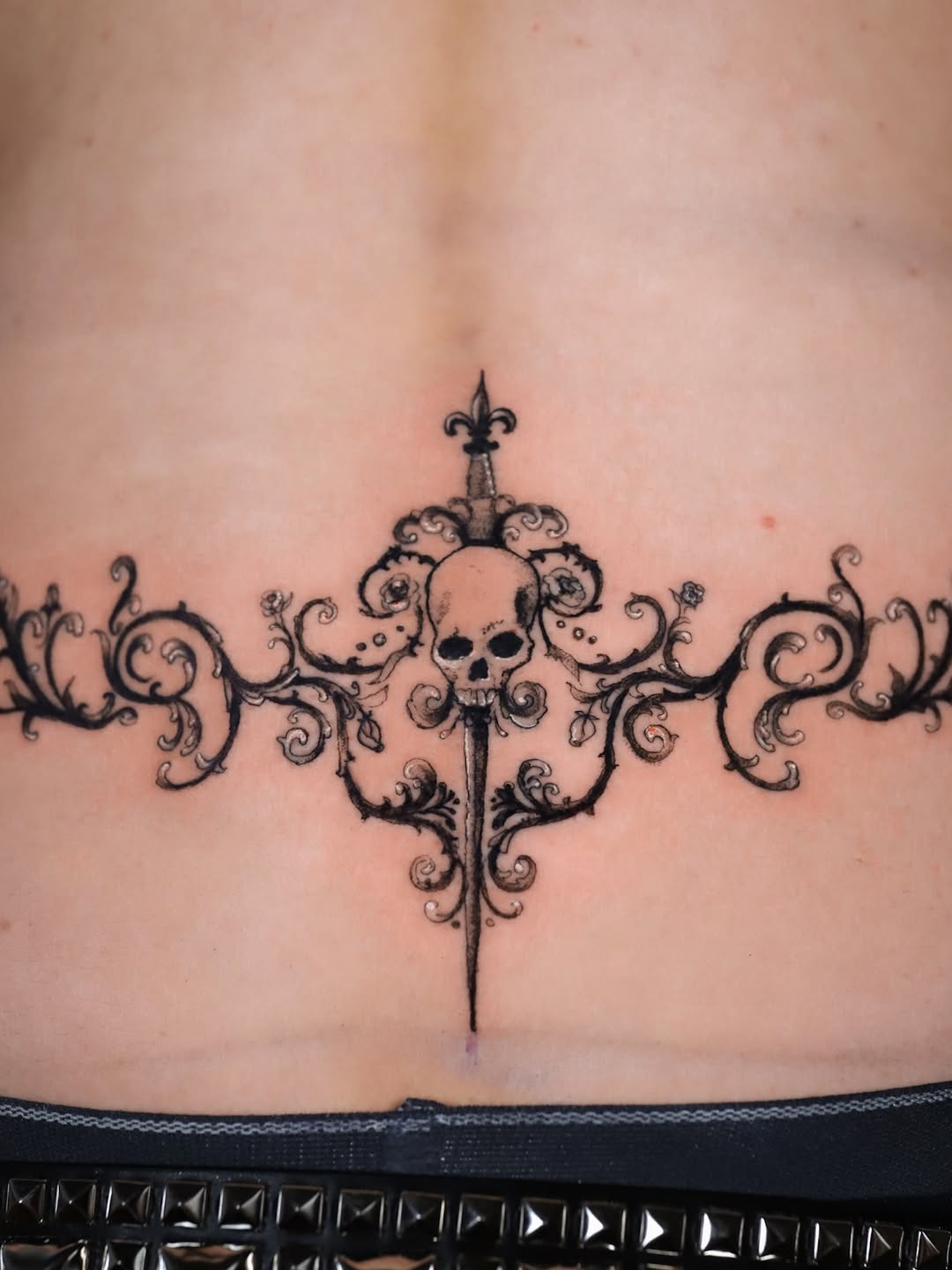 Tattoo by @juuls.ink — blackwork, ornamental