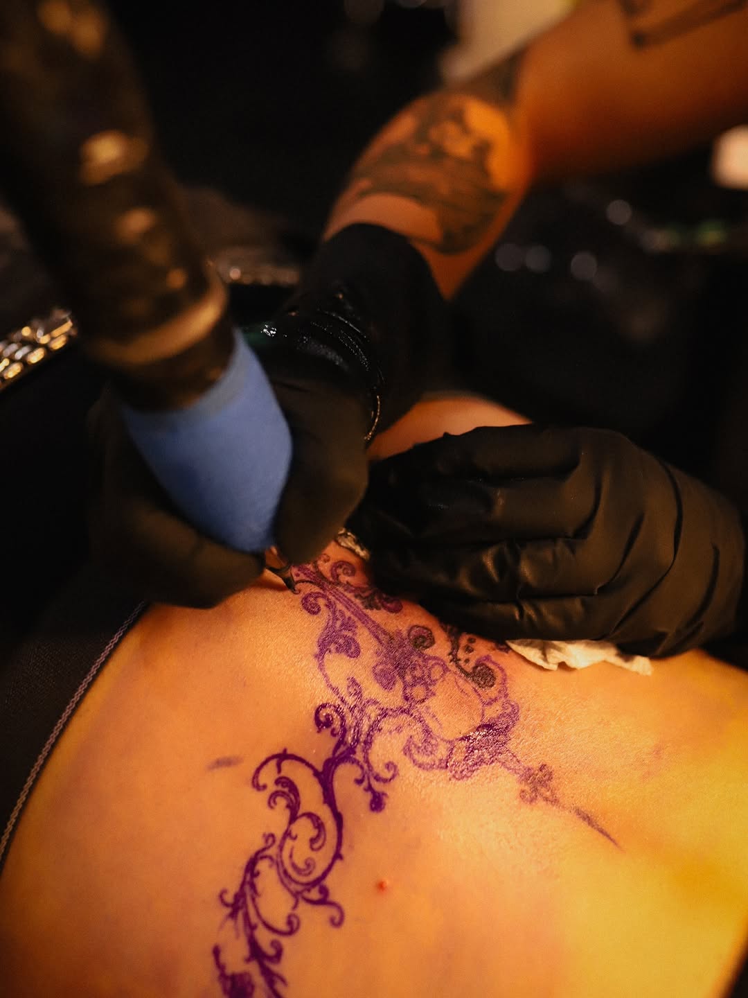 Tattoo by @juuls.ink — ornamental, illustrative