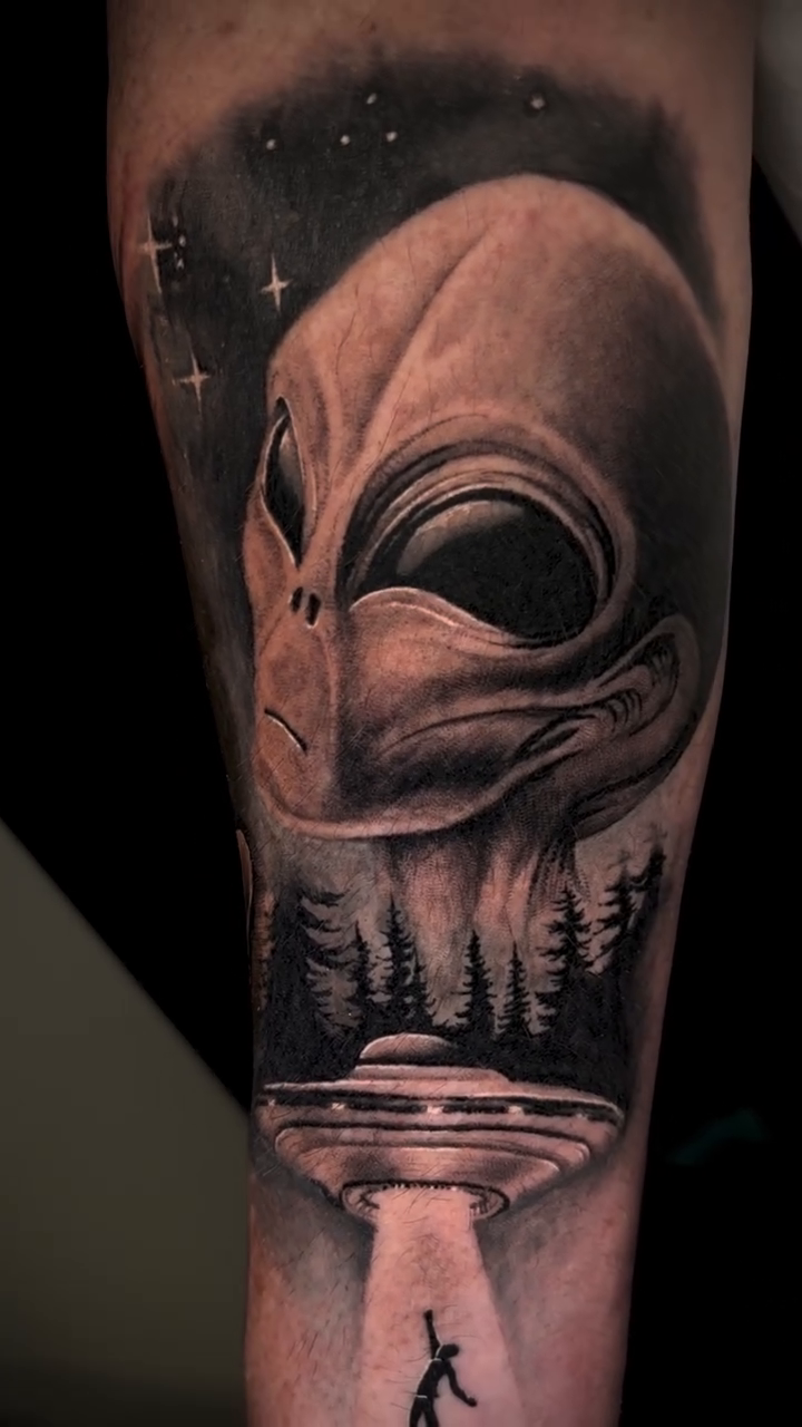 Tattoo by @ink.presley โ realism, black_and_grey