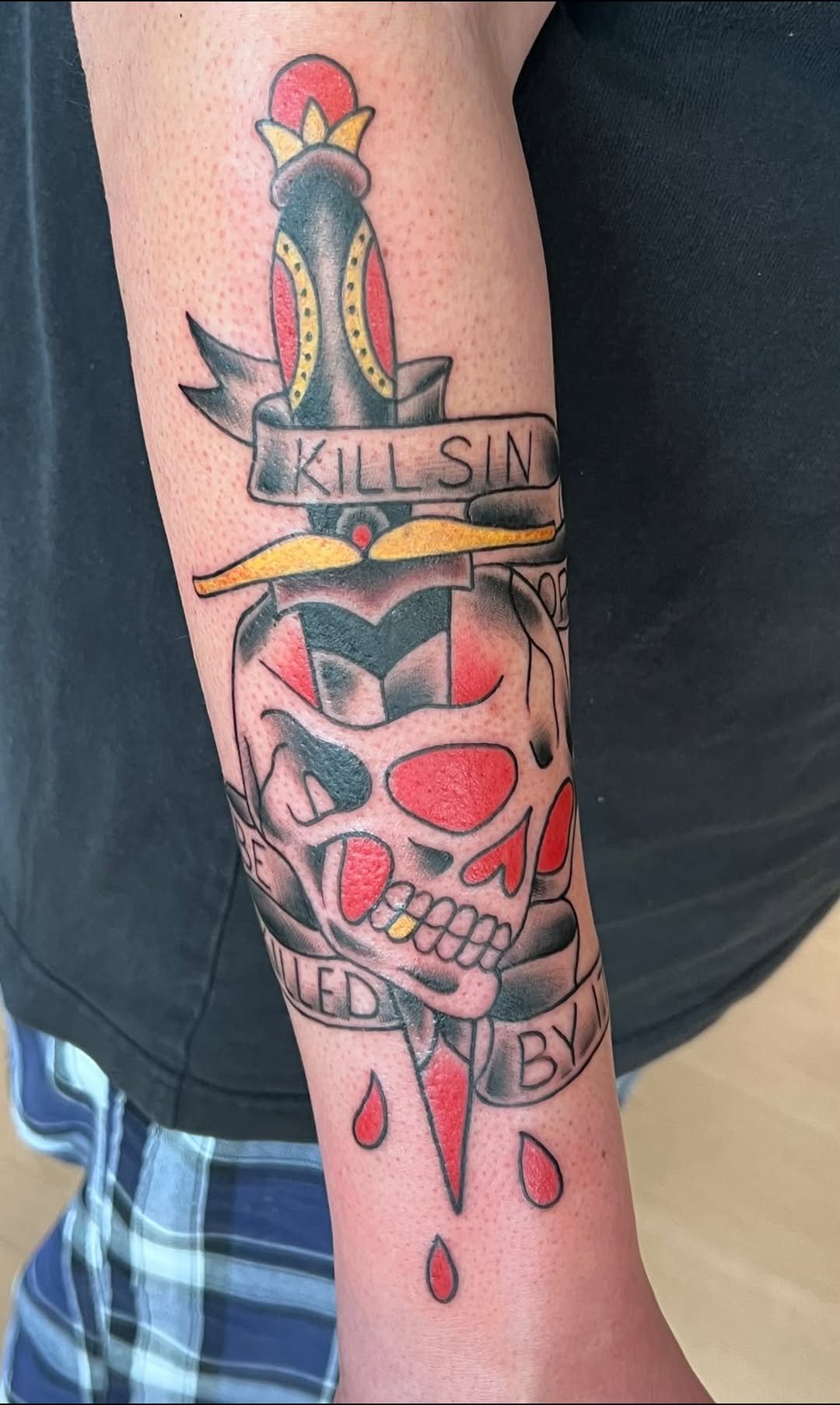 Tattoo by @jessica_kloostattoos — american_traditional, illustrative