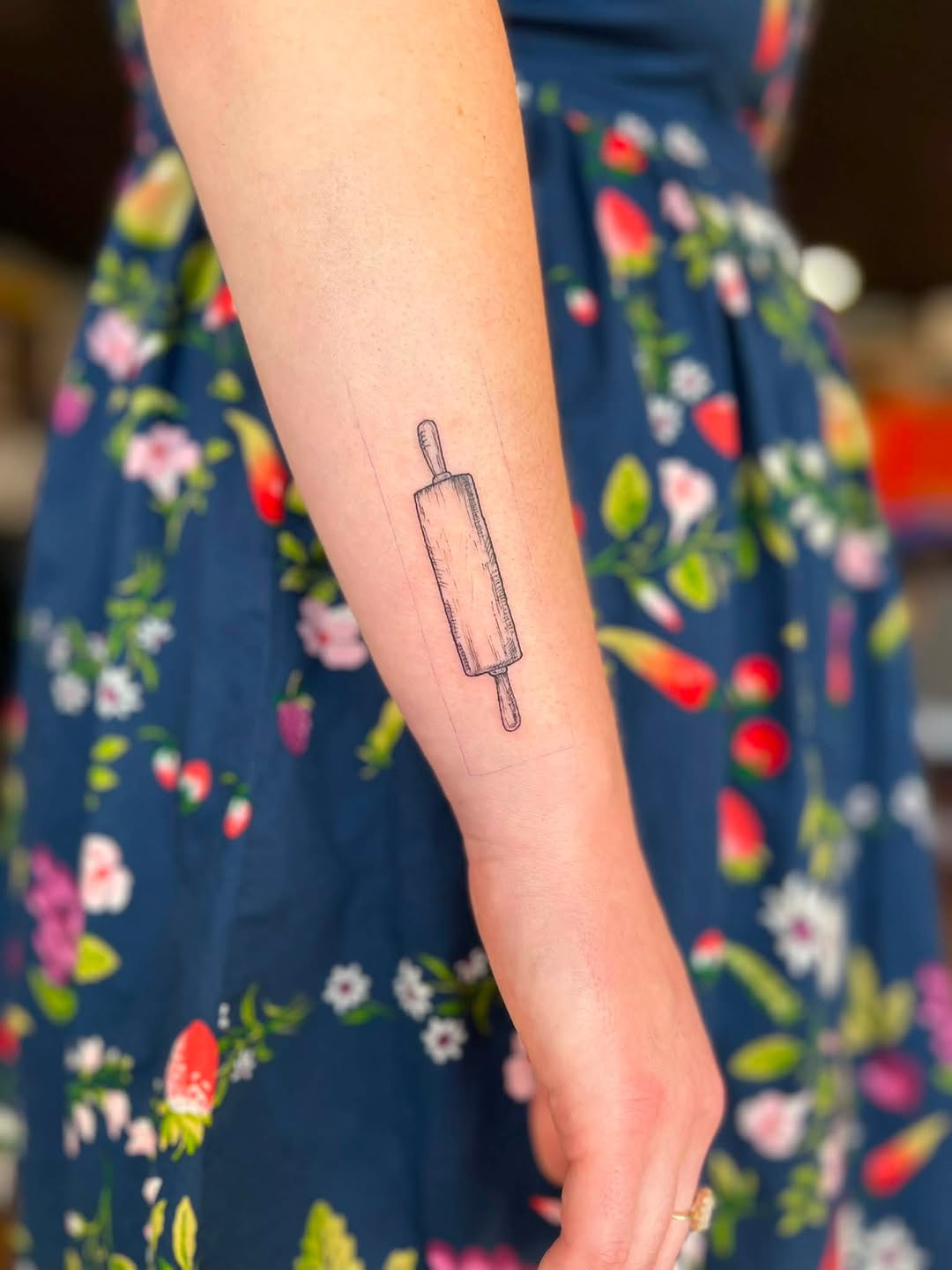 Tattoo by @jessica_kloostattoos — illustrative, fine_line