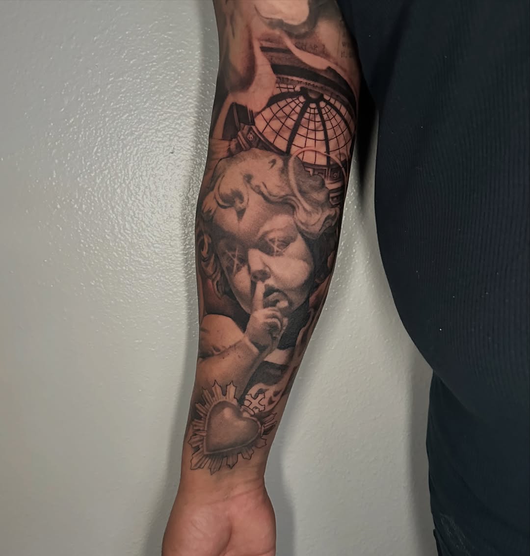 Tattoo by @tattooz_by_trent — black_and_grey, realism