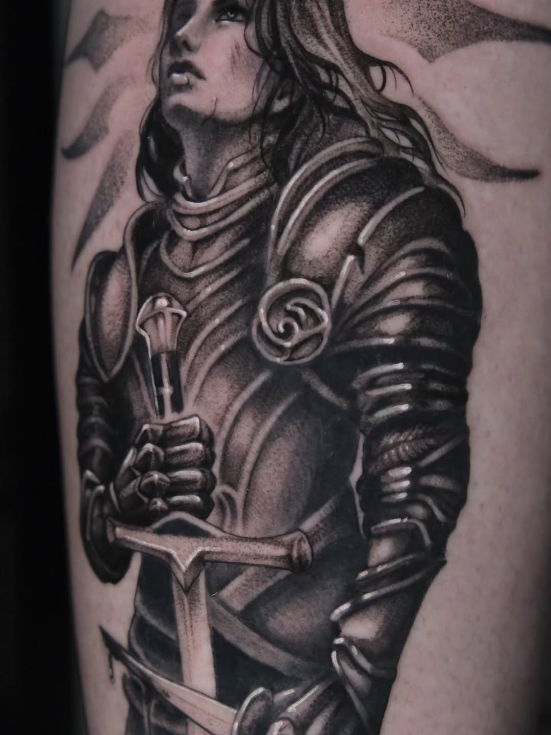 Tattoo by @graywashtash — black_and_grey, realism