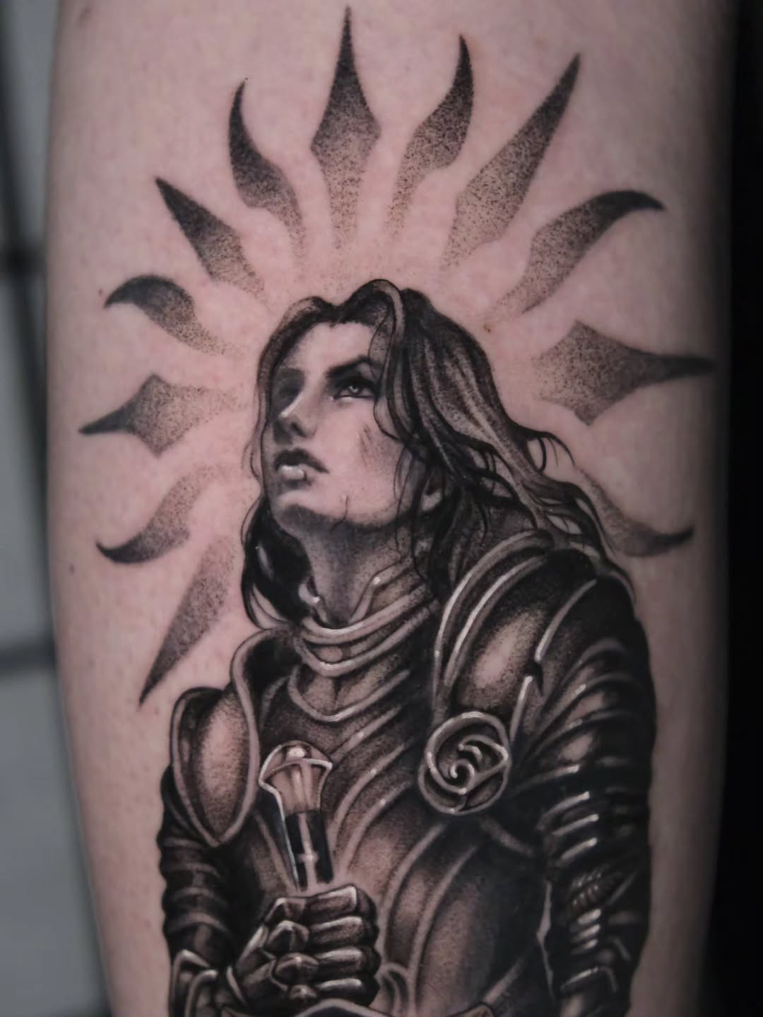 Tattoo by @graywashtash — black_and_grey