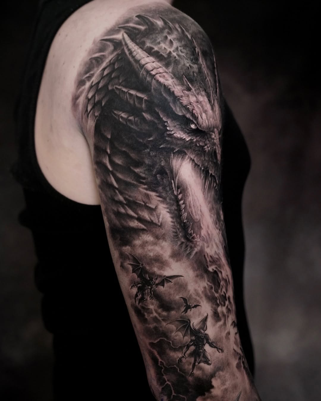 Tattoo by @sean_tattoos β realism, black_and_grey