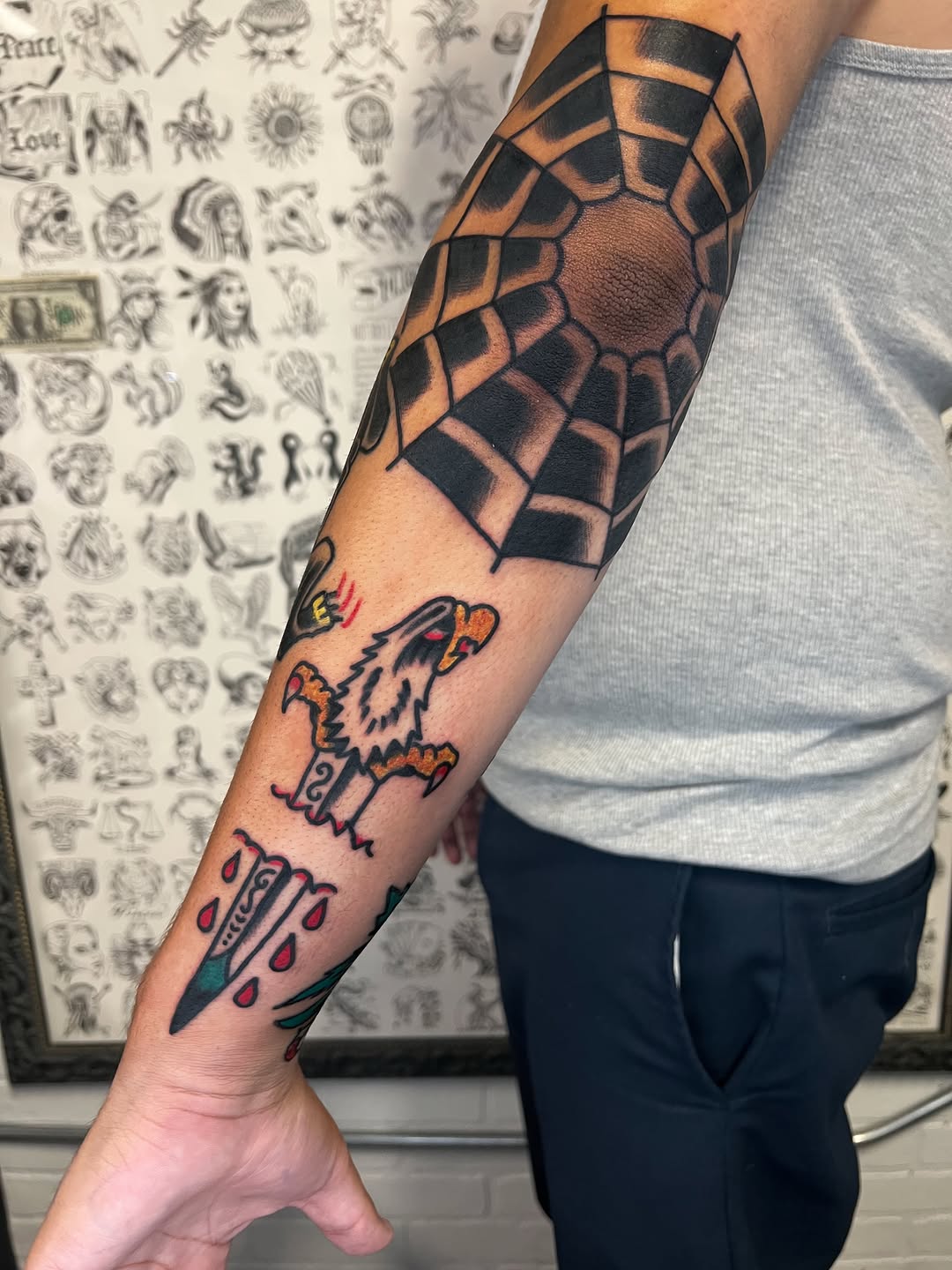 Tattoo by @zelayatattoos — american_traditional, illustrative